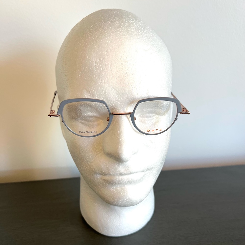 Dutz DZ754 color 85 Matt Gray/Rose Gold. Hypoallergenic! NEW! 43-24-140